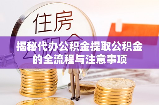 租赁揭秘代办公积金提取公积金的全流程与注意事项
