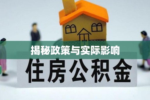 租赁揭秘政策与实际影响