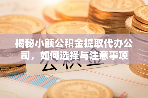 租赁揭秘小额公积金提取代办公司，如何选择与注意事项
