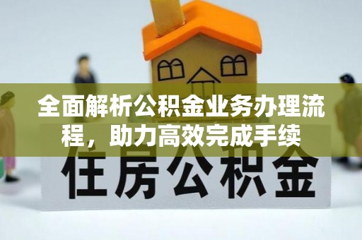 租赁全面解析公积金业务办理流程，助力高效完成手续