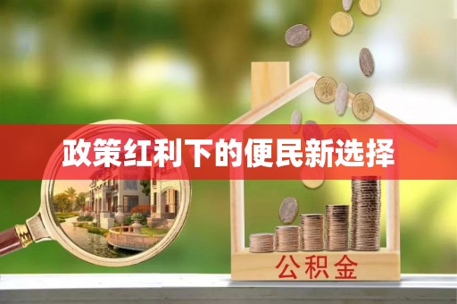 租赁政策红利下的便民新选择