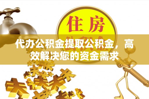 租赁代办公积金提取公积金，高效解决您的资金需求