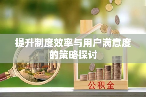 租赁提升制度效率与用户满意度的策略探讨